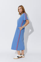 Cornflower Washed Cotton Sport Dress