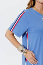 Cornflower Washed Cotton Sport Dress