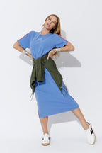 Cornflower Washed Cotton Sport Dress