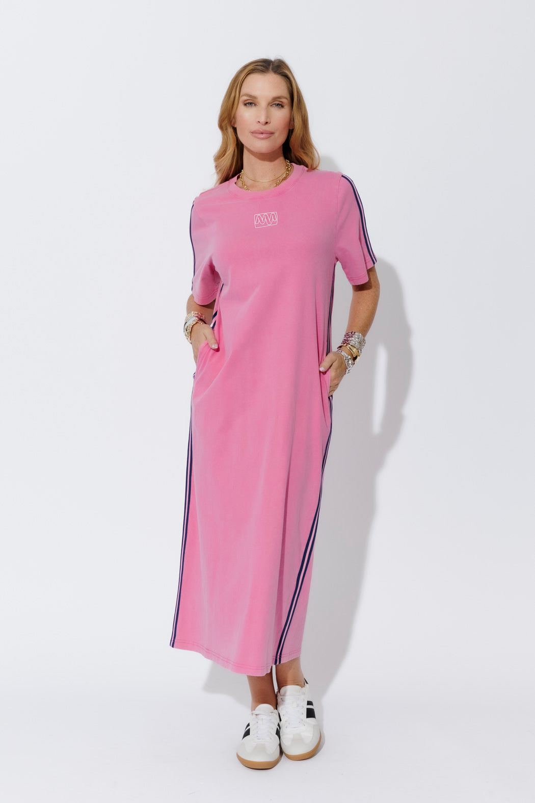 Pink Washed Cotton Sport Dress