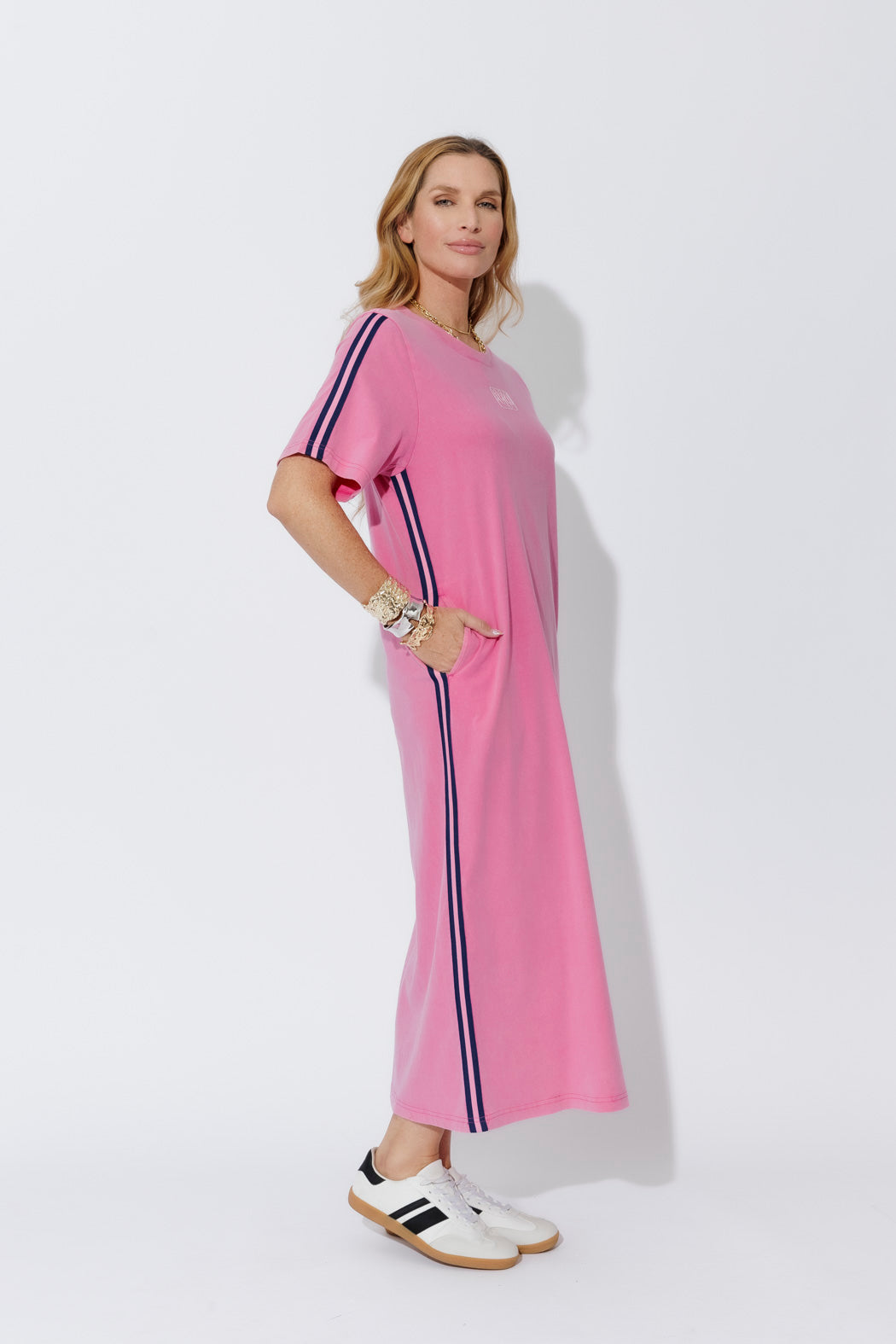Pink Washed Cotton Sport Dress