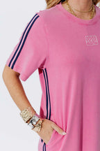 Pink Washed Cotton Sport Dress