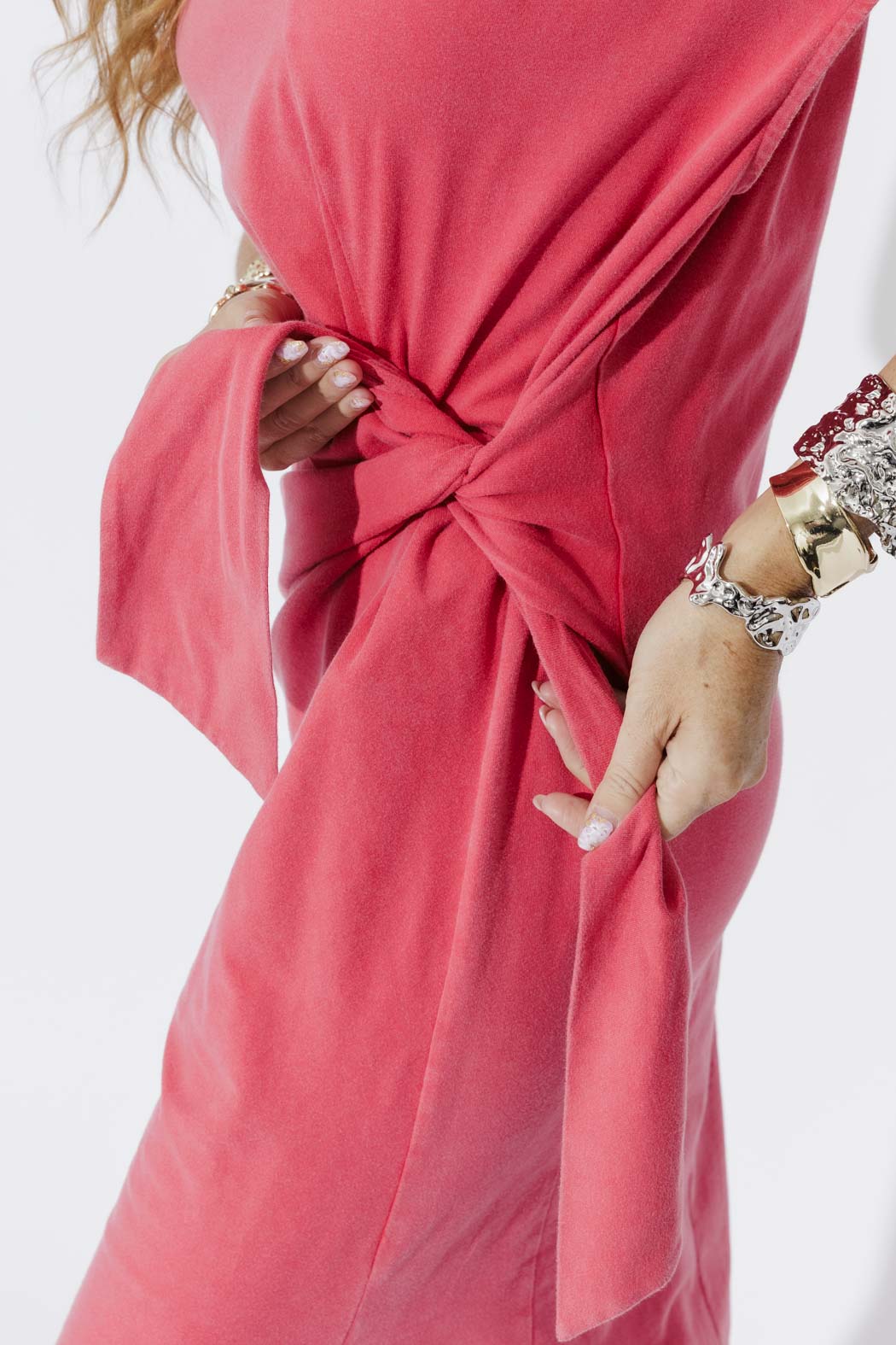 Vintage Red Cotton Harlow Dress