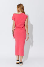 Vintage Red Cotton Harlow Dress