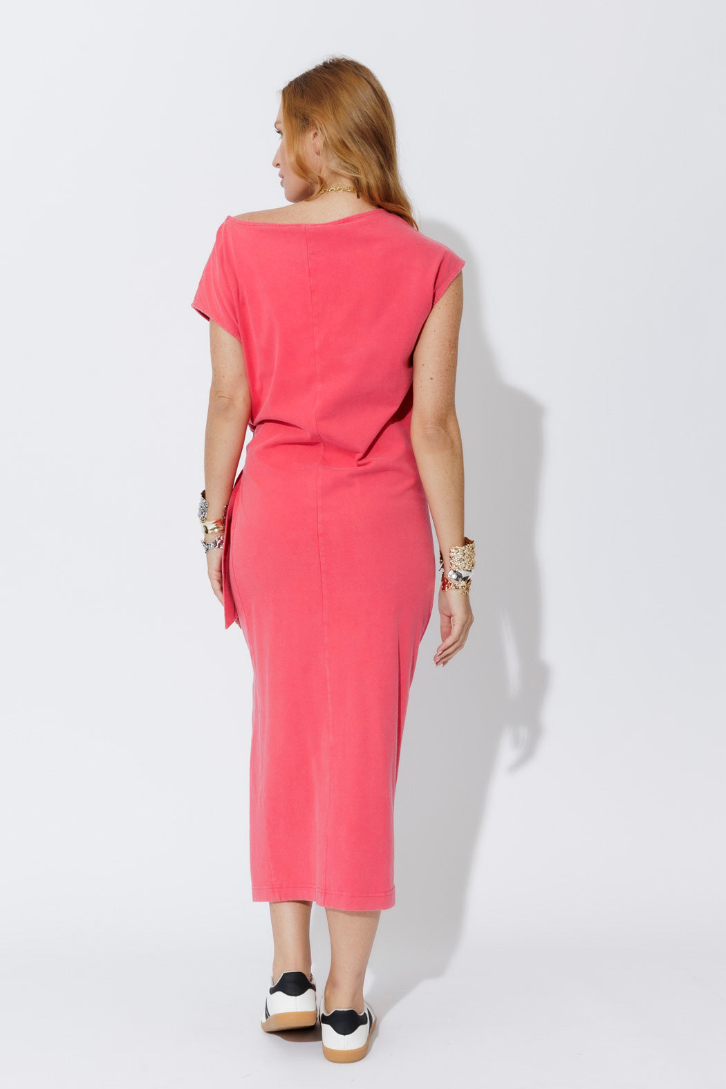 Vintage Red Cotton Harlow Dress