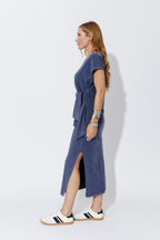 Vintage Blue Cotton Harlow Dress