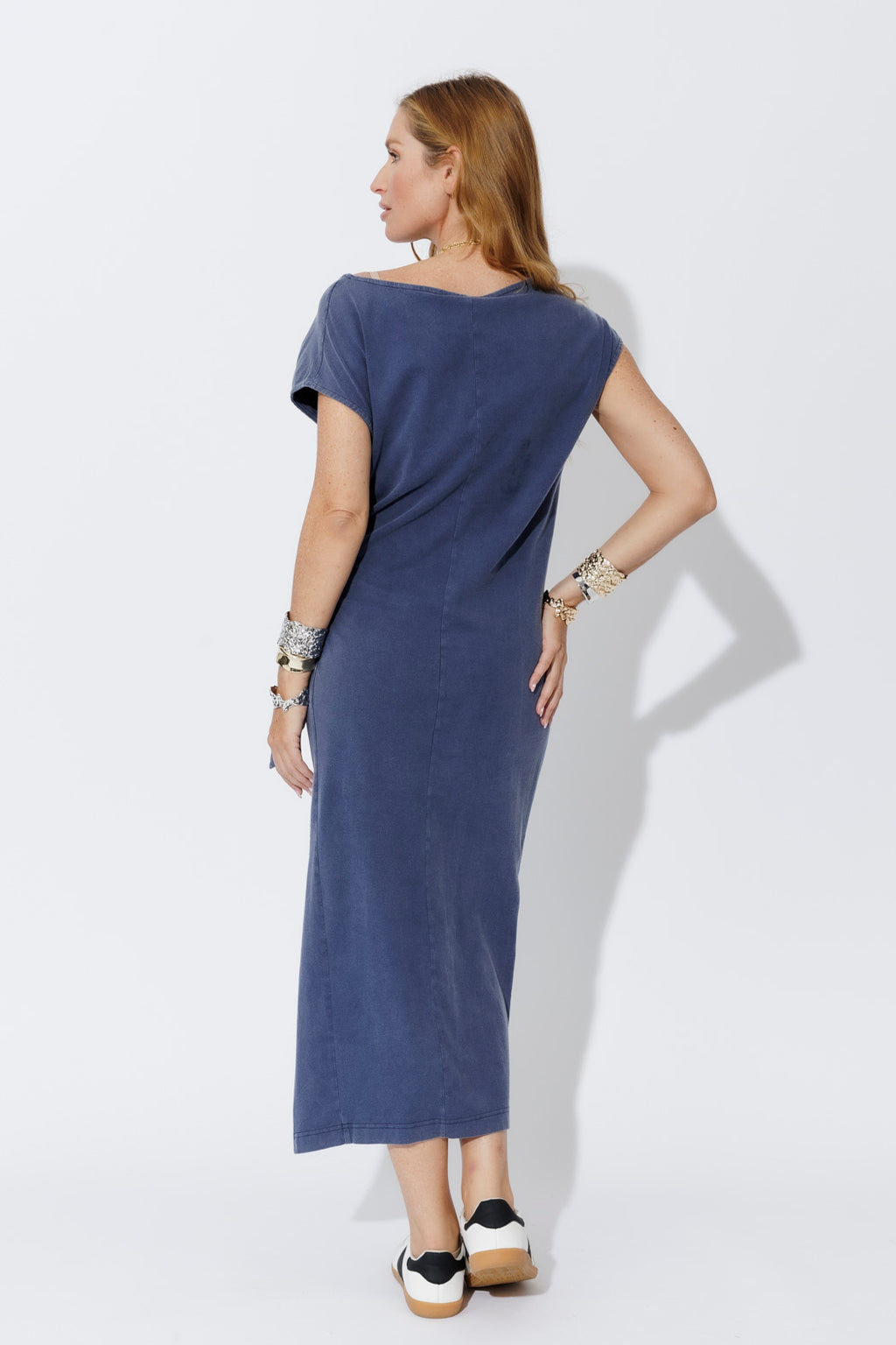 Vintage Blue Cotton Harlow Dress