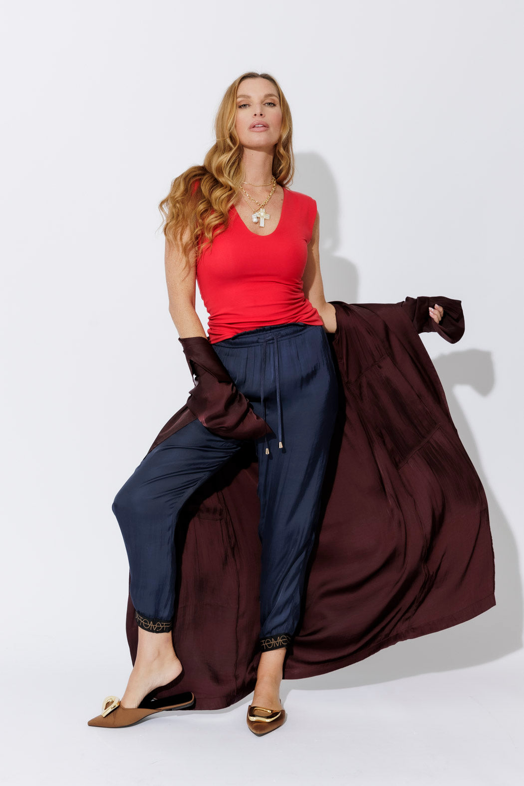 Red Tencel Lust Cami