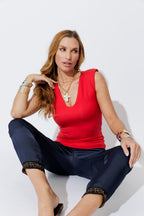 Red Tencel Lust Cami