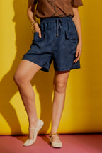 Dark Blue Cargo Shorts Dark Blue