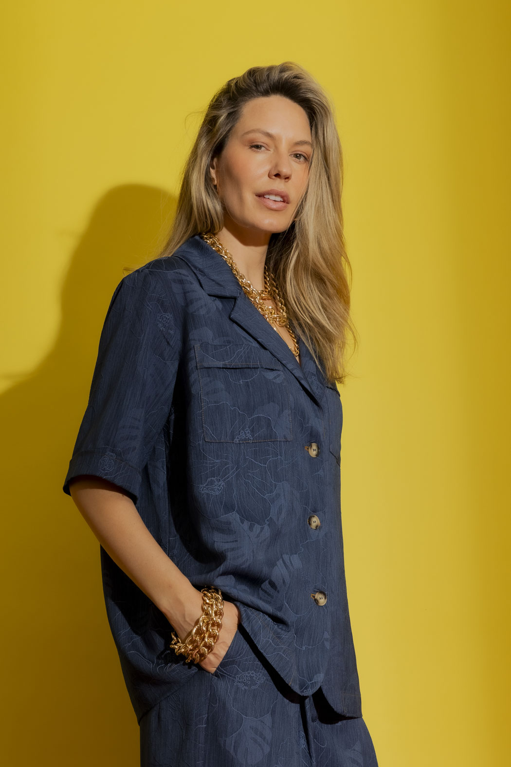 Dark Blue Casual Shirt Dark Blue