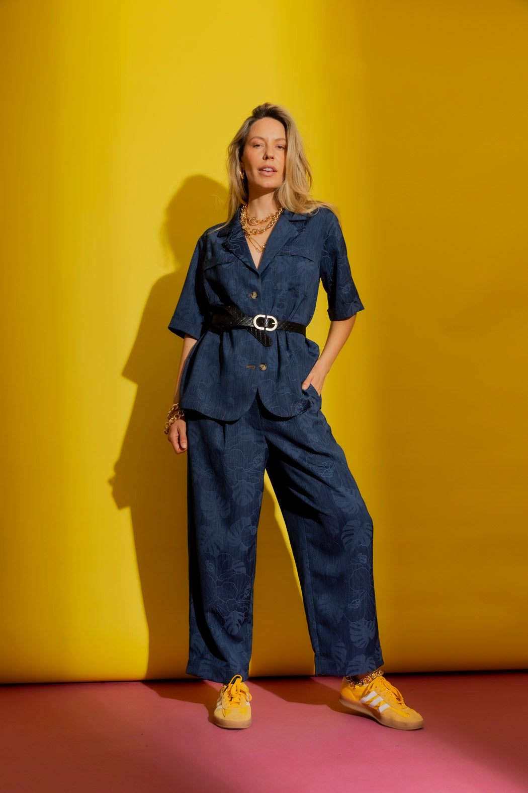 Dark Blue Barrell Pant Dark Blue