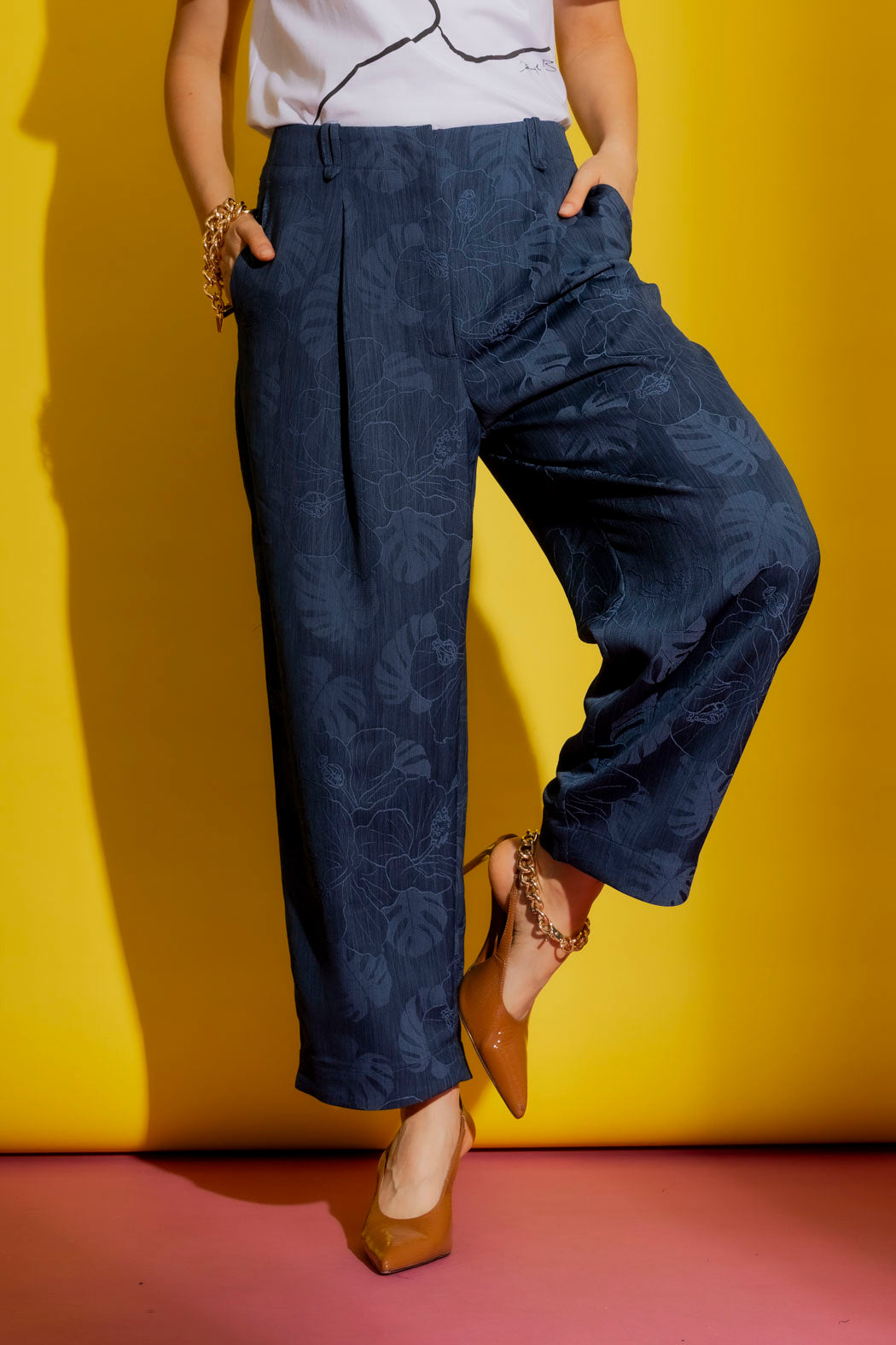 Dark Blue Barrell Pant Dark Blue
