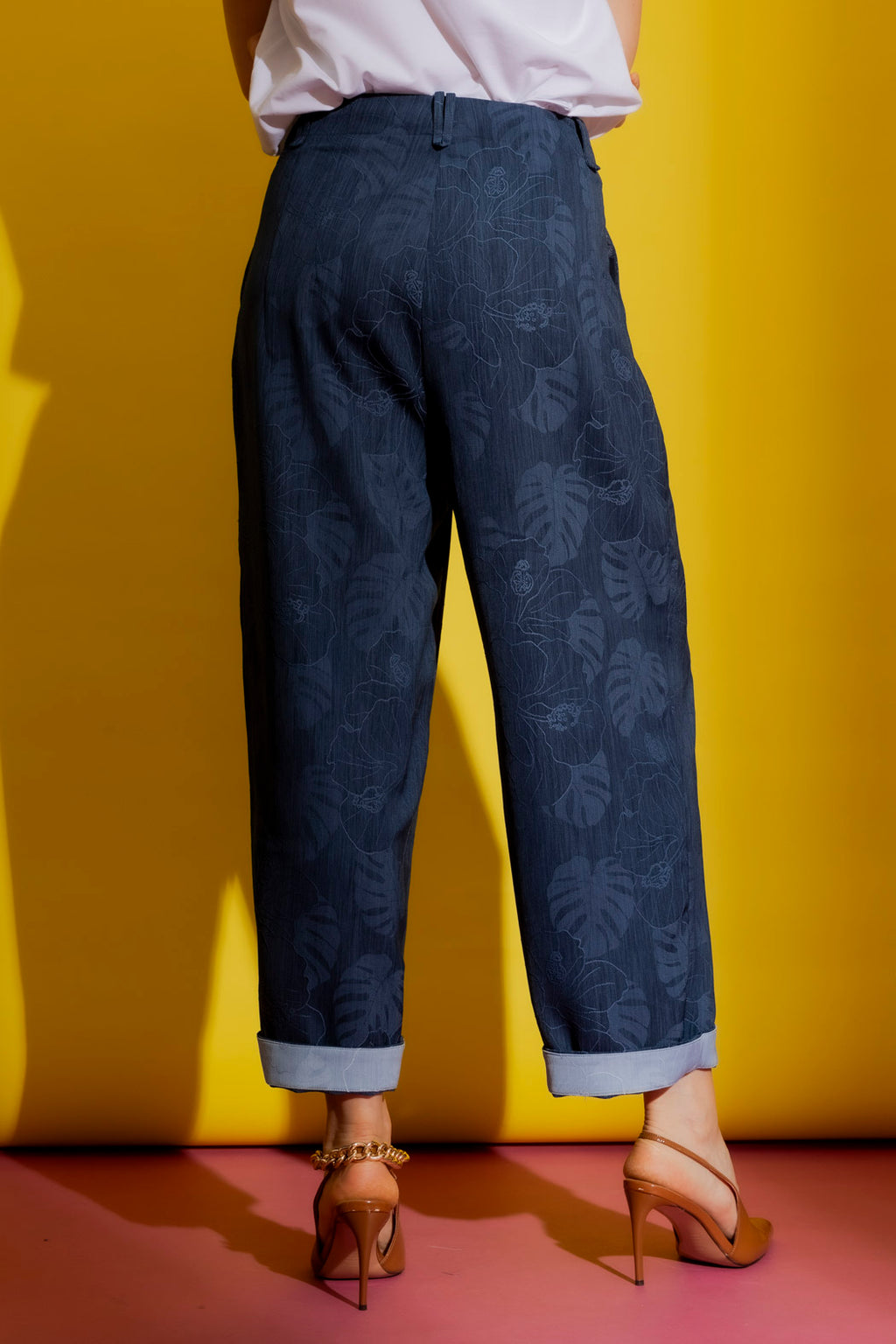 Dark Blue Barrell Pant Dark Blue