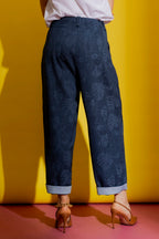 Dark Blue Barrell Pant Dark Blue