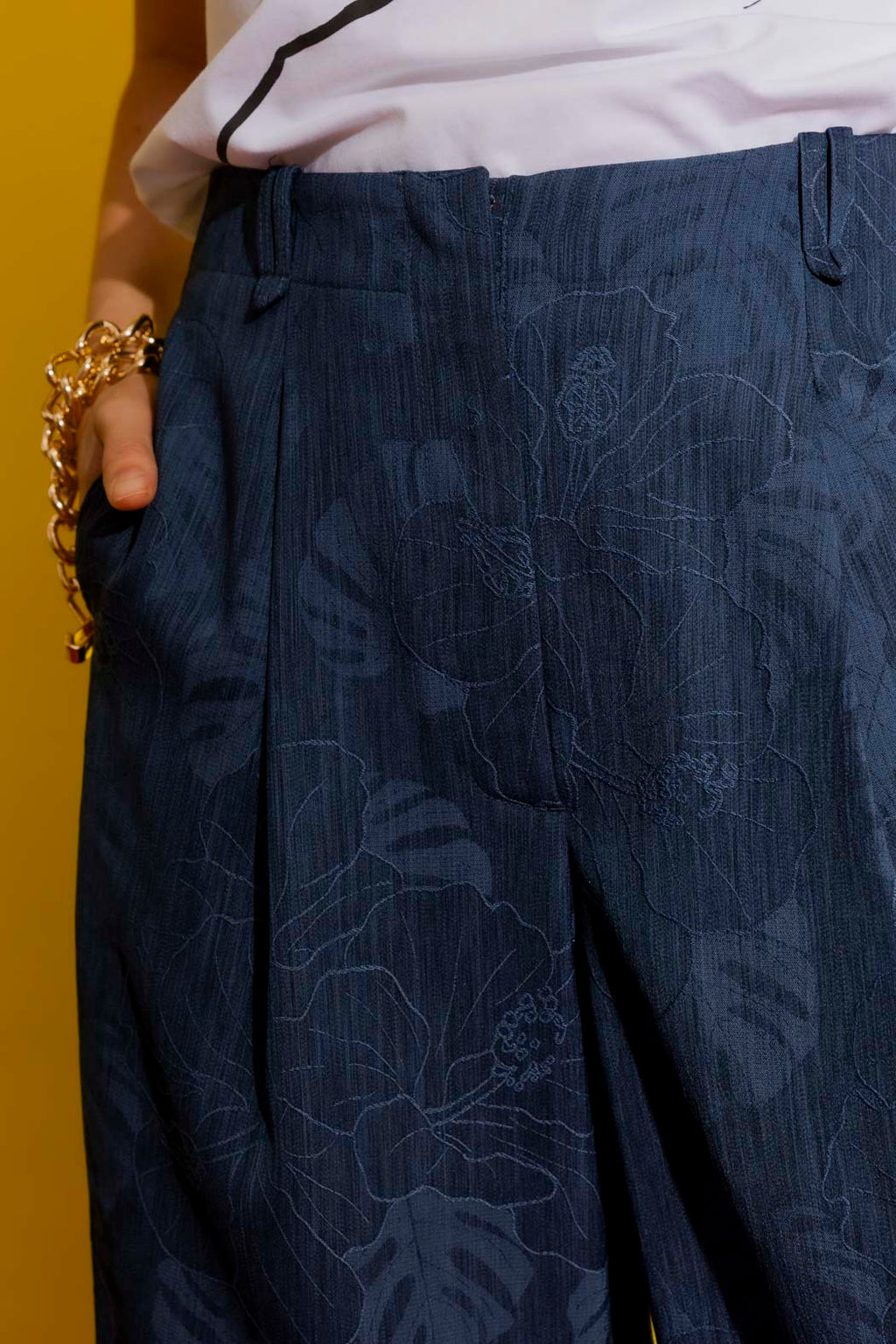 Dark Blue Barrell Pant Dark Blue