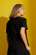 Black V Neck T-Shirt