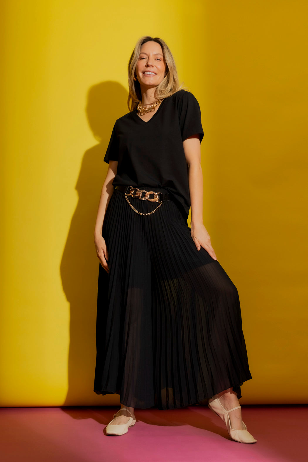 Black V Neck T-Shirt