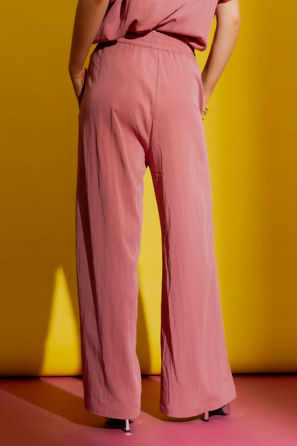 Dusty Pink Piped Culottes Dusty Pink