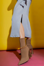 Gold Chunky Chain Anklet Gold