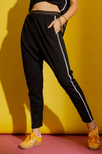 Black Side Stripe Pant