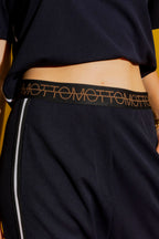 Navy Side Stripe Pant