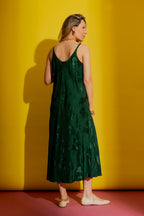 Green Dress And Jacket Set