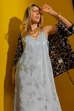 Pale Blue Bias Dress Pale Blue