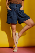 Dark Blue Cargo Shorts Dark Blue