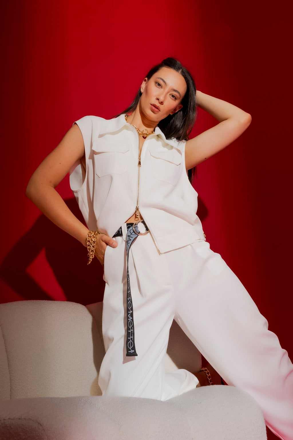 Ivory Barrel Pant