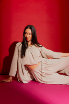 Stone Drawstring Cami