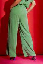 Green Piped Culottes
