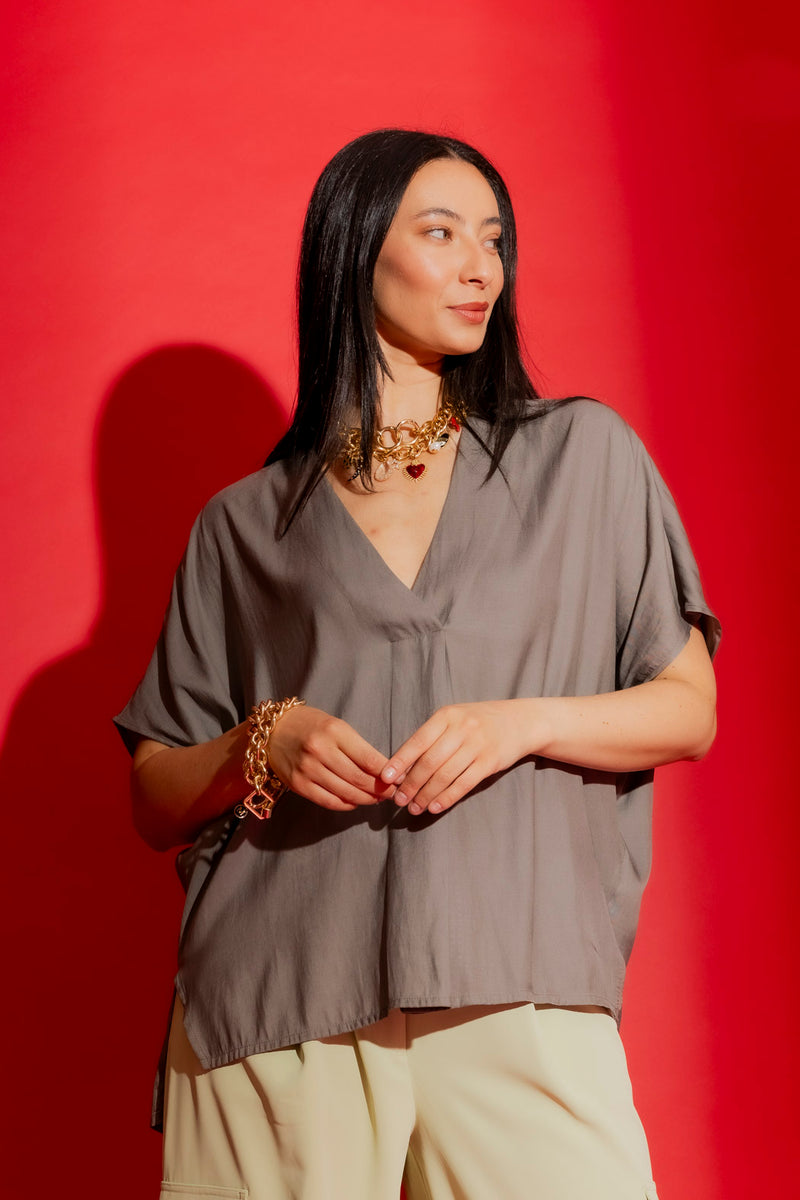 Taupe Bondi Top
