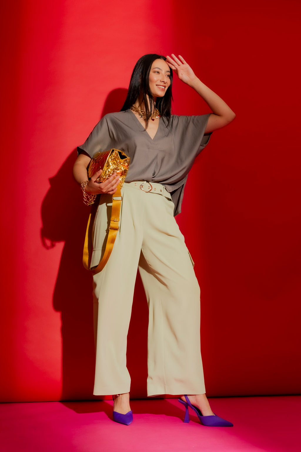 Taupe Bondi Top