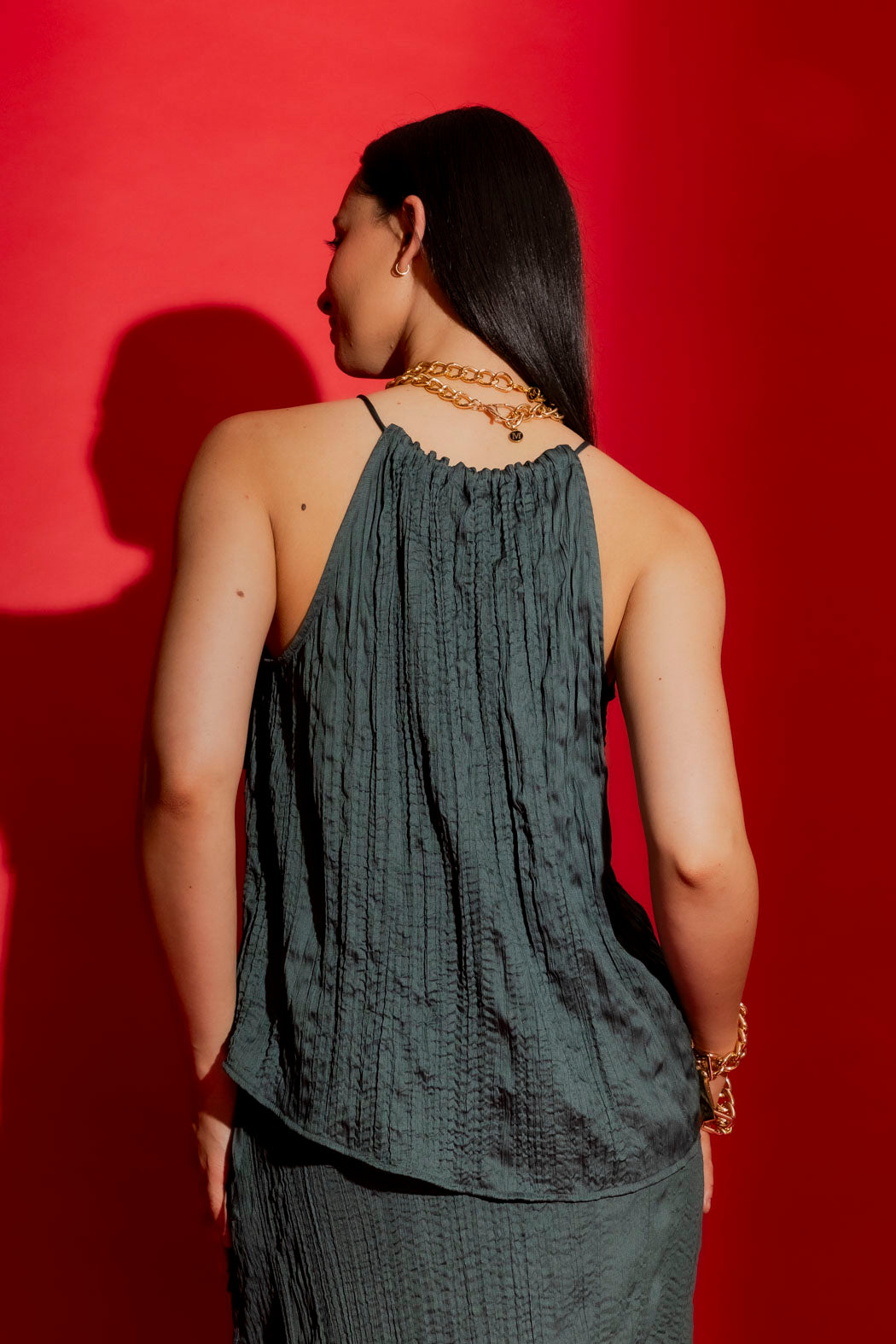 Forest Drawstring Cami