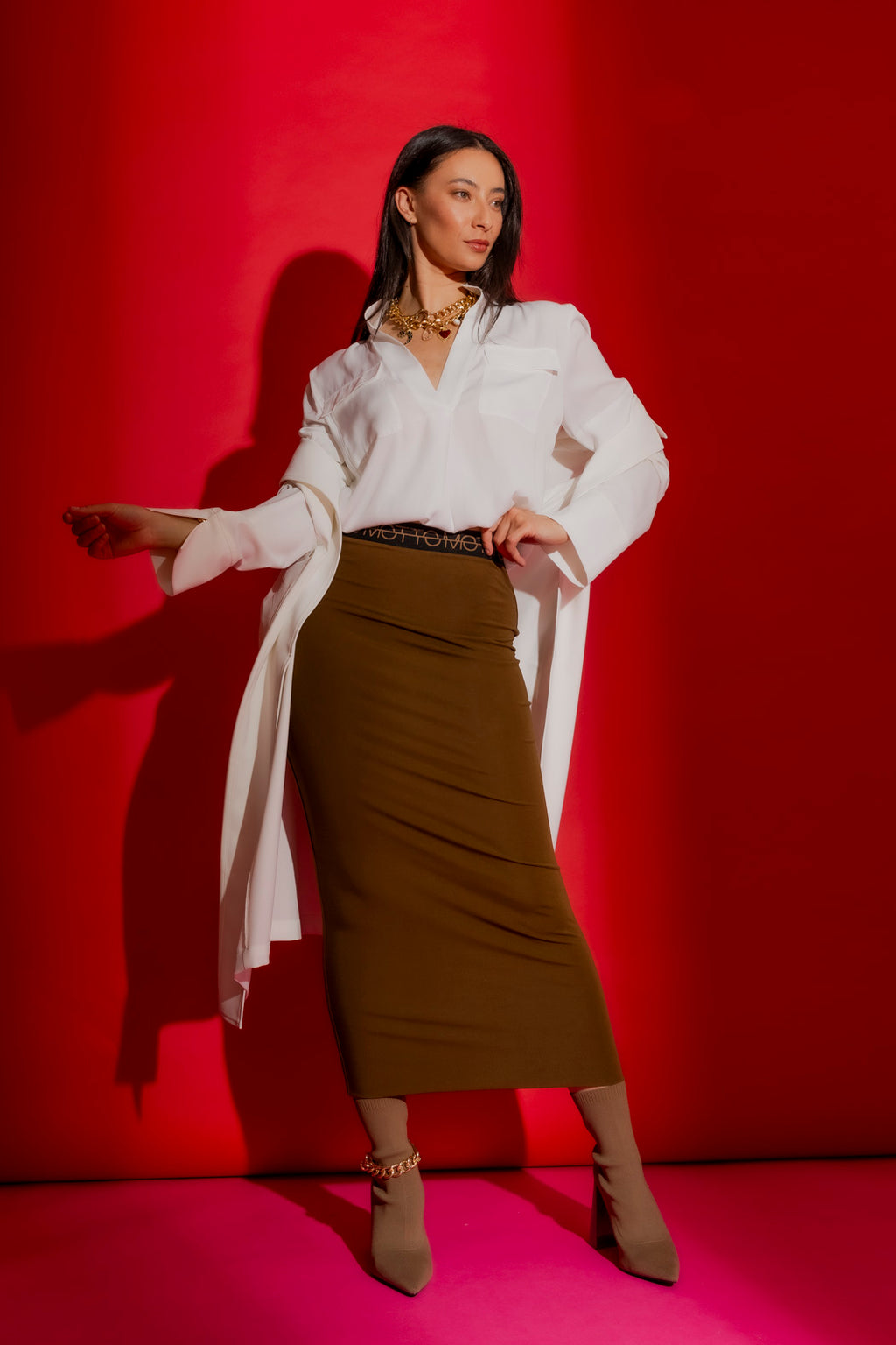 Ivory Cargo Blogger Shirt