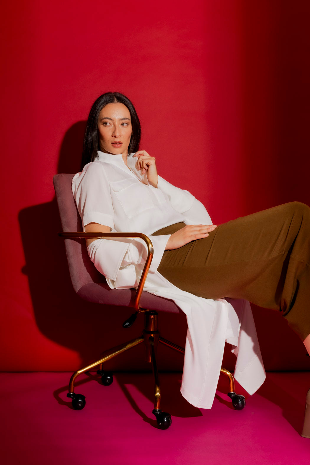 Ivory Cargo Blogger Shirt