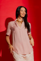 Dusty Pink Cargo Blogger Shirt Dusty Pink