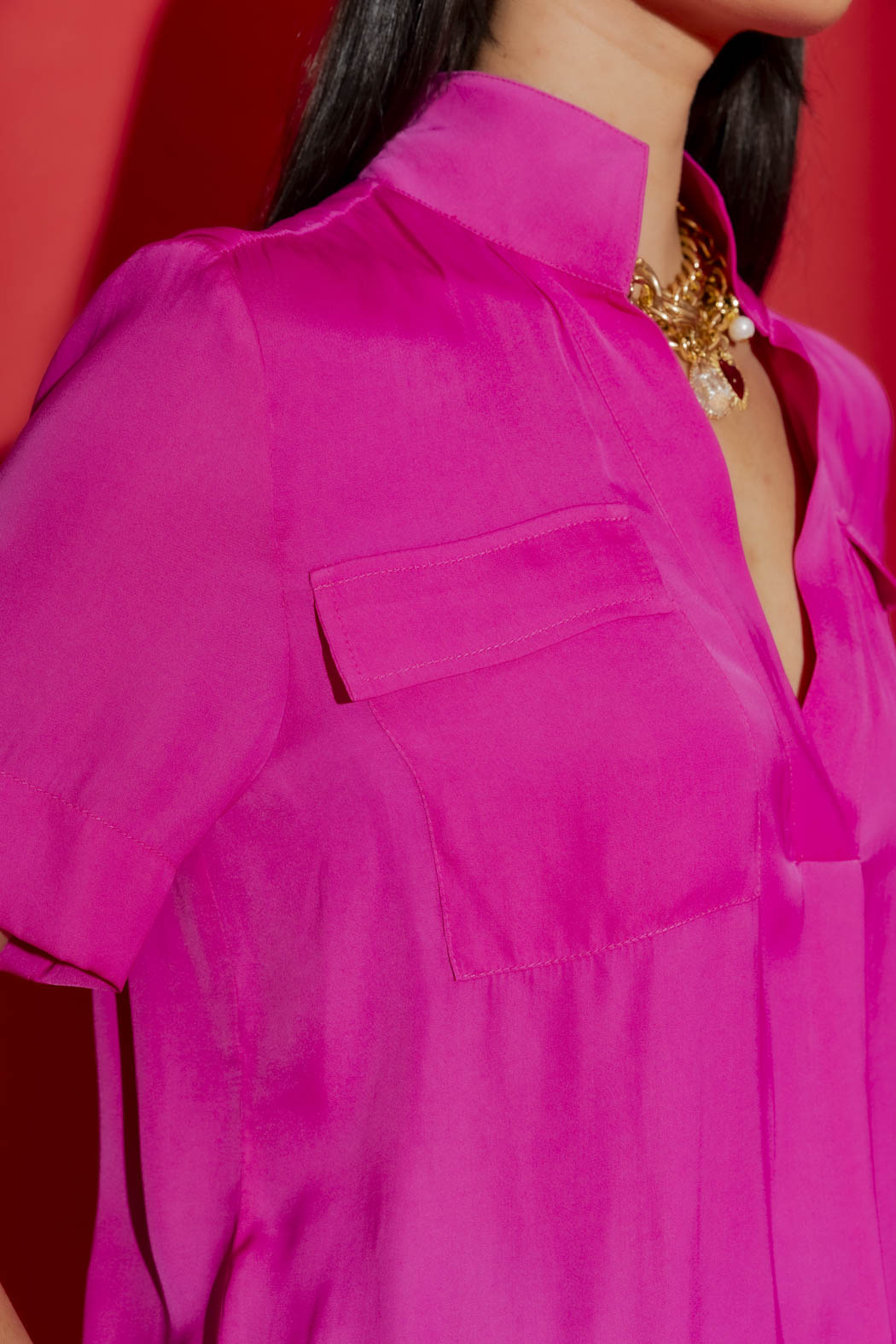 Pink Cargo Blogger Shirt