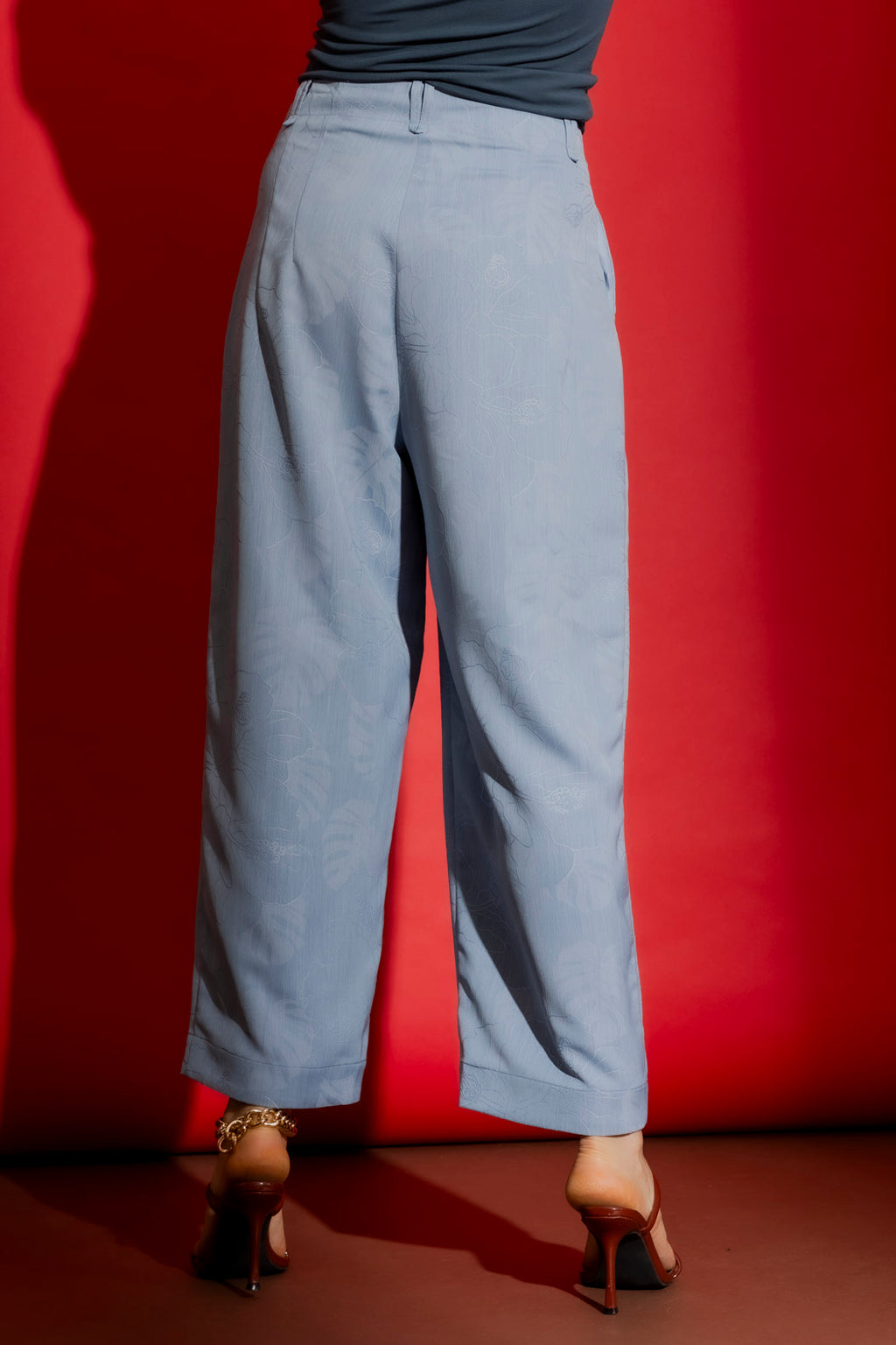 Light Blue Barrel Pant Light Blue