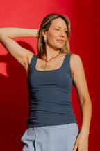 Dark Blue Tencel Body Cami Dark Blue