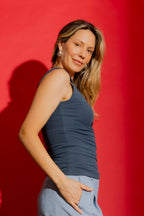 Dark Blue Tencel Body Cami Dark Blue