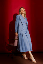 Chambray Self Stripe Culotte