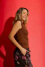 Brown Tencel Lust Cami