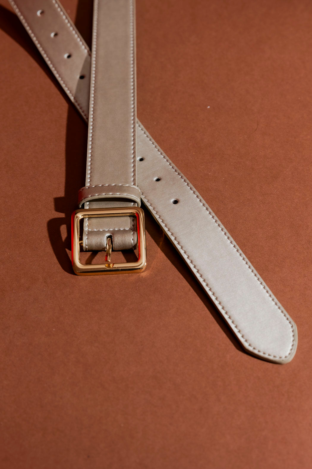 Pewter Double Chain Belt Pewter S/M