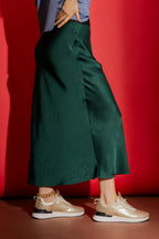 Forest Embossed Bias Skirt