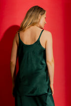 Forest Embossed Bias Cami
