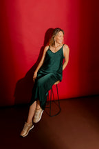 Forest Embossed Bias Cami