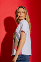 White Stilleto Tee