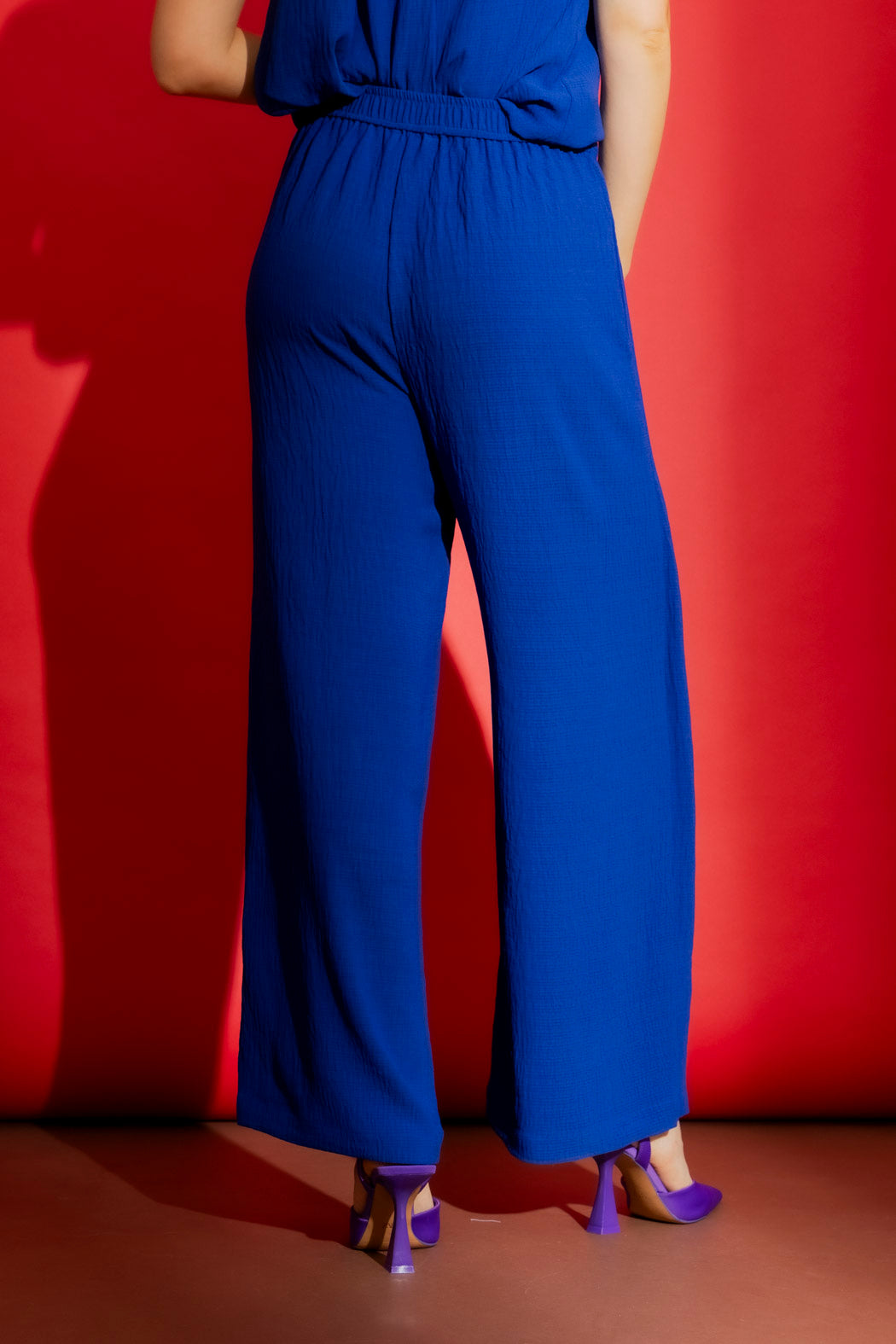 Cobalt Ripple Wrap Pant